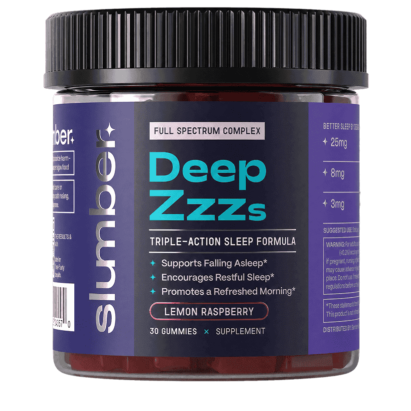 Deep Zzzs Original sleep gummies in Lemon Raspberry